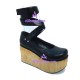 Lolita shoes girl shoes thick sole style 9601 black