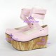 Lolita shoes girl shoes thick sole style 9601 pink