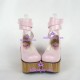 Lolita shoes girl shoes thick sole style 9601 pink