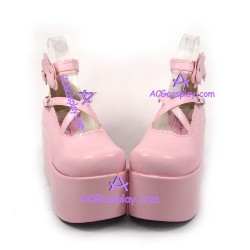 Lolita shoes girl shoes thick sole style 9603 pink