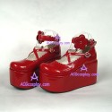 Lolita shoes girl shoes thick sole style 9603 red