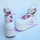 Lolita shoes girl shoes thick sole style 9603 white