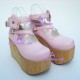 Lolita shoes girl shoes thick sole style 9603B pink