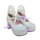 Lolita shoes girl shoes thick sole style 9603E white