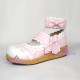 Lolita shoes girl shoes wedge shoes style  8077 pink