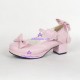 Lolita shoes princess shoes medium heel style 8005 pink