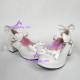 Lolita shoes princess shoes medium heel style 8005 white