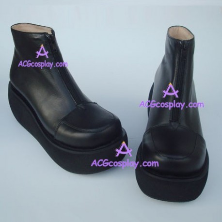 Lolita shoes wedge shoes thick sole style 9631 black