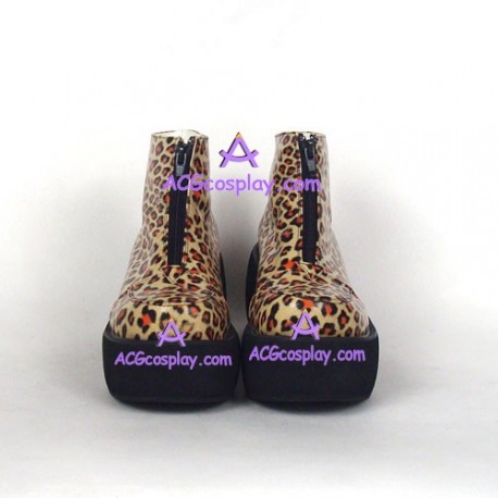 Lolita shoes wedge shoes thick sole style 9631 leopard pattern