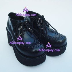 General punk lolita shoes man shoes style 9715A black