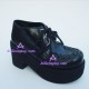 General punk lolita shoes man shoes style 9715A black