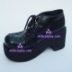 General punk lolita shoes man shoes style 9715A black