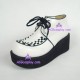 General punk lolita shoes man shoes style 9715A whtie