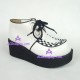 General punk lolita shoes man shoes style 9715A whtie