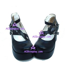 General shoes lolita shoes thick heel style 9810B black