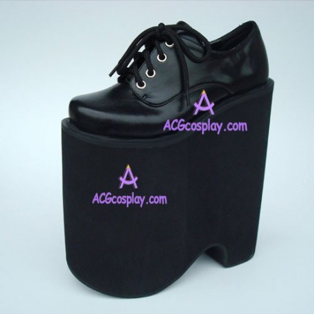 General shoes Punk lolita shoes super high heel style 9618 black