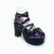 Girl shoes lolita shoes thick sole style 9803A black