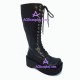 Gothic lolita boots thick sole style 9610 black