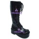 Gothic lolita boots thick sole style 9610B black