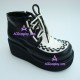 Gothic lolita shoes general shoes style 9710 black and white