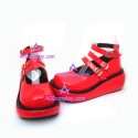 Gothic Lolita shoes girl shoes princess shoes style 9633 red