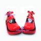 Gothic Lolita shoes girl shoes princess shoes style 9633 red