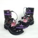 Gothic lolita shoes girl shoes style 9892A black