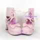 Gothic lolita shoes girl shoes style 9892A pink