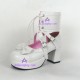 Gothic lolita shoes girl shoes style 9892A white