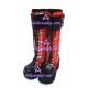 Lolita boots general boots style 9712 red checked pattern