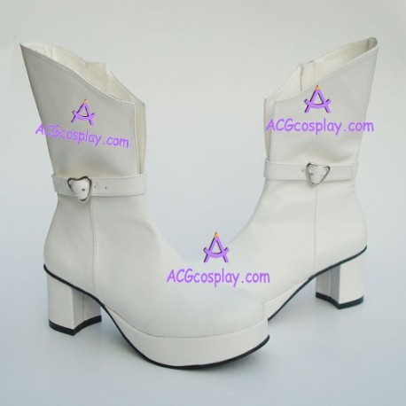 Lolita boots girl boots fashion boots style 9628A white