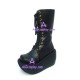 Lolita boots girl boots thick sole style 9653 black