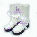 Lolita boots girl boots with ribbon  style 9632 white