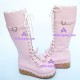 Lolita shoes boots  girl boots gothic punk style 9832 pink