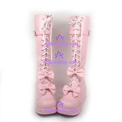 Lolita shoes boots  gothic punk style 9832 pink