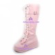 Lolita shoes boots  gothic punk style 9832 pink