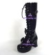 Lolita shoes boots  gothic punk style 9832A black