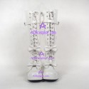 Lolita shoes boots girl boots style 9832B white