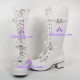 Lolita shoes boots girl boots style 9832B white