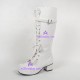 Lolita shoes boots girl boots style 9832B white