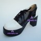 Lolita shoes fashion shoes medium heel 9611A black