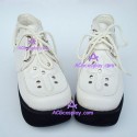 Lolita shoes general shoes girl shoe thick sole style 9702 white