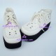 Lolita shoes general shoes girl shoe thick sole style 9702 white