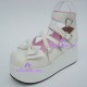 Lolita shoes general shoes girl shoes thick sole style 9805 white