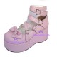 Lolita shoes general shoes girl shoes thick sole style 9805B pink