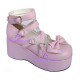 Lolita shoes general shoes girl shoes thick sole style 9805B pink