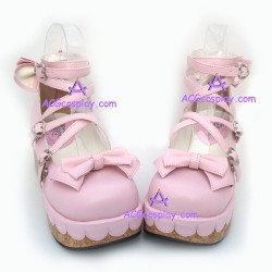 Lolita shoes general shoes style 9803 pink