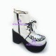 Lolita shoes general shoes thick sole style 9710A white