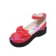 Lolita shoes girl shoes fashion shoes style 98121A red