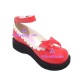 Lolita shoes girl shoes fashion shoes style 98121A red